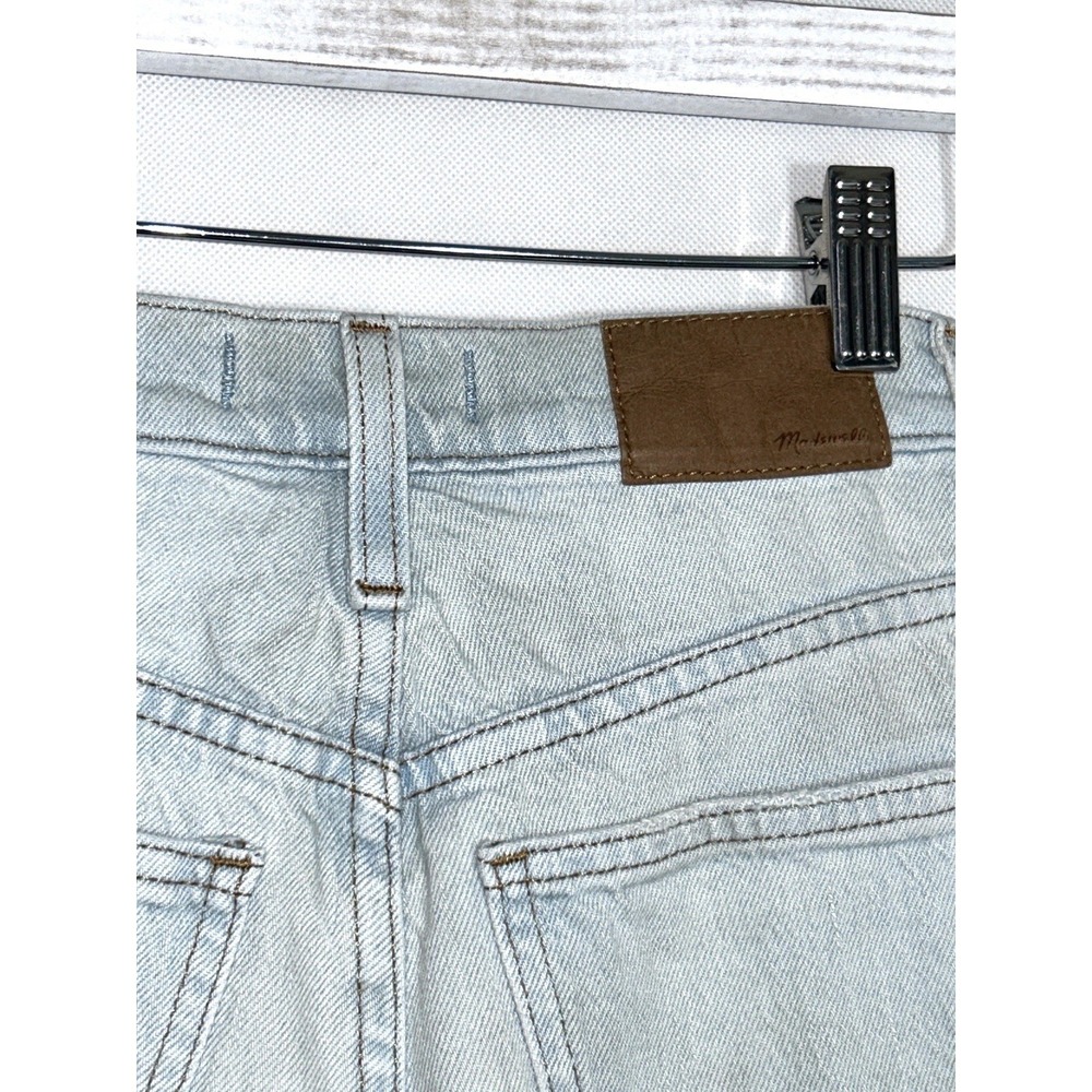 Madewell Balloon Jeans Distressed Barrel Light Wash High Rise Mom Jeans Size 23 - Picture 8 of 16